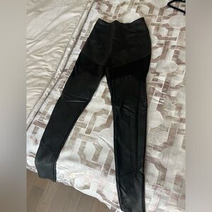 Bebe leather leggings